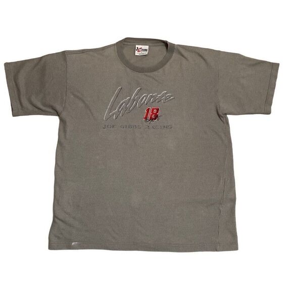 Vintage Chase Authentics Bobby Labonte #18 Joe Gibbs Racing Ribbed Shirt Men XL - Picture 1 of 11